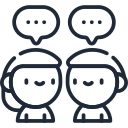 Talking icon