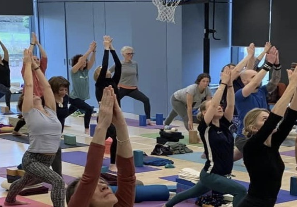 Iyengar Yoga class