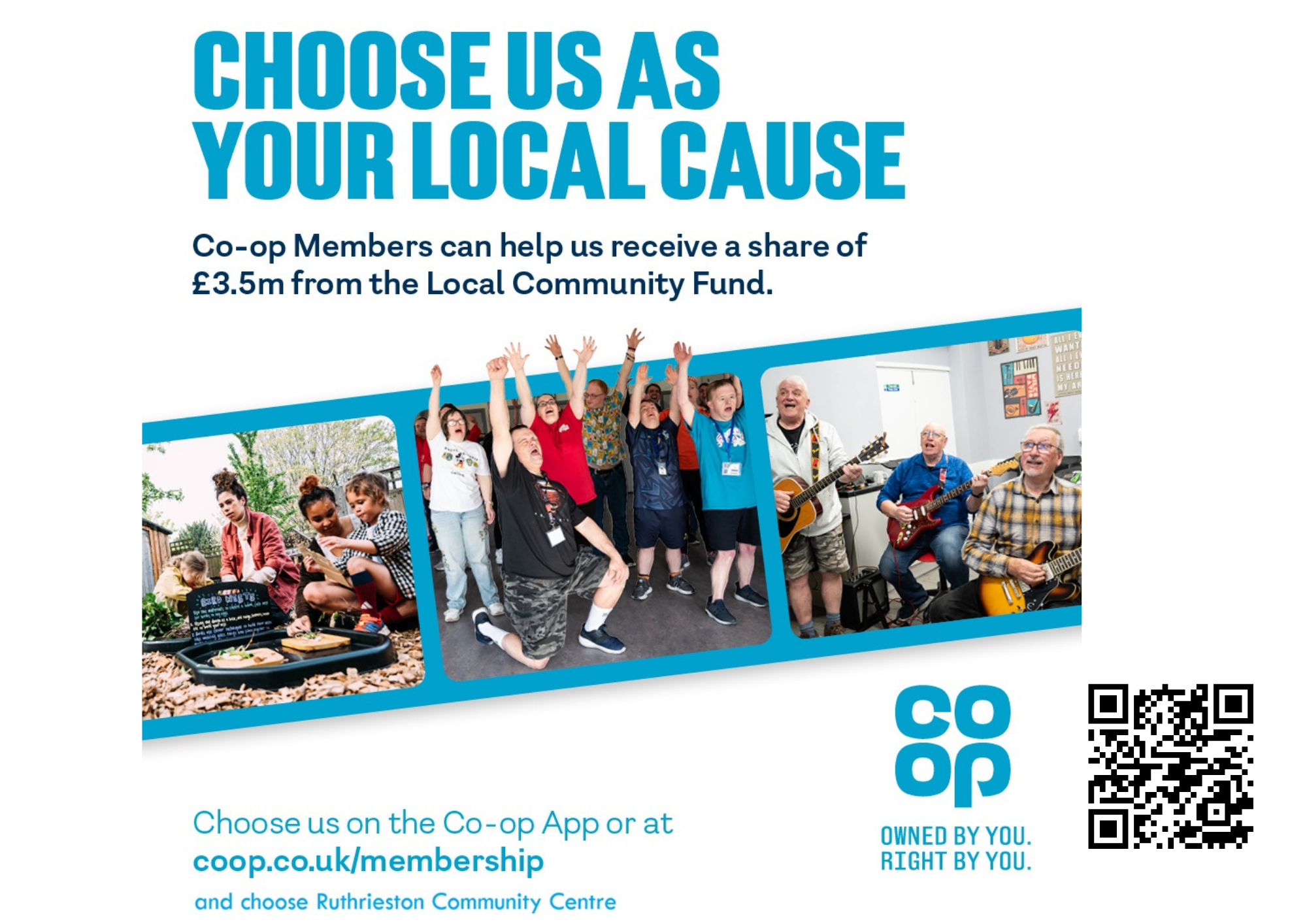 coop poster to vote for Ruthrieston COmmunity Centre