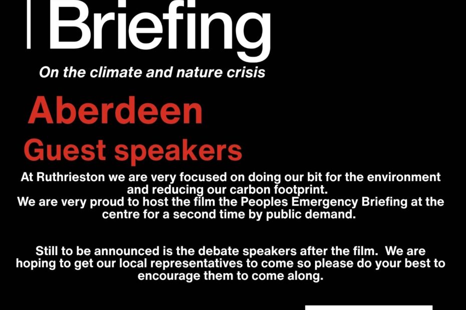 2nd showing of Peoples emergency briefing film