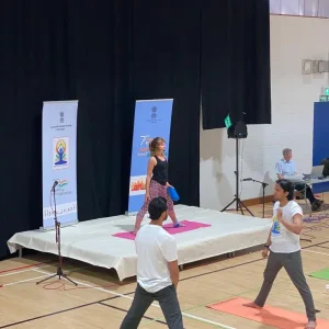 Iyengar Yoga class
